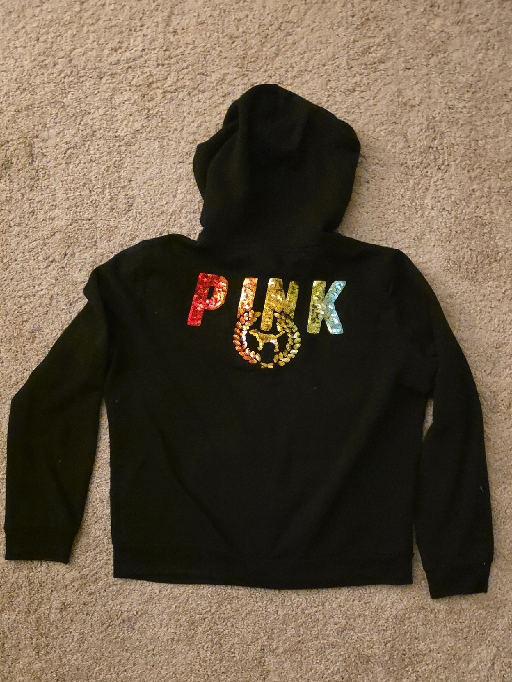 PINK Victoria's Secret BLING ZipUp